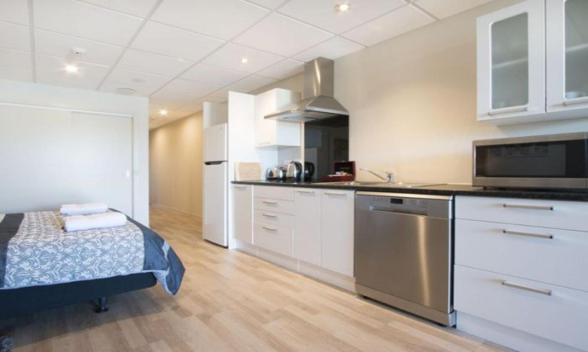 Beach Pacific Apartments 와이히 객실 사진